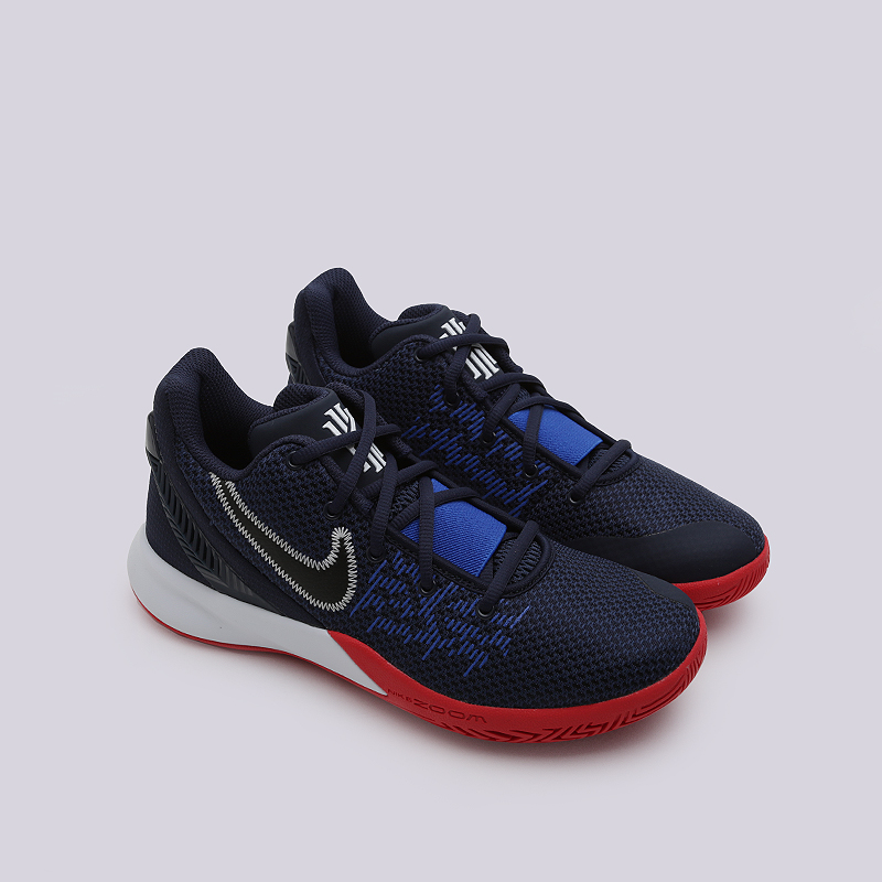  синие баскетбольные кроссовки Nike Kyrie Flytrap II AO4436-401 - цена, описание, фото 2